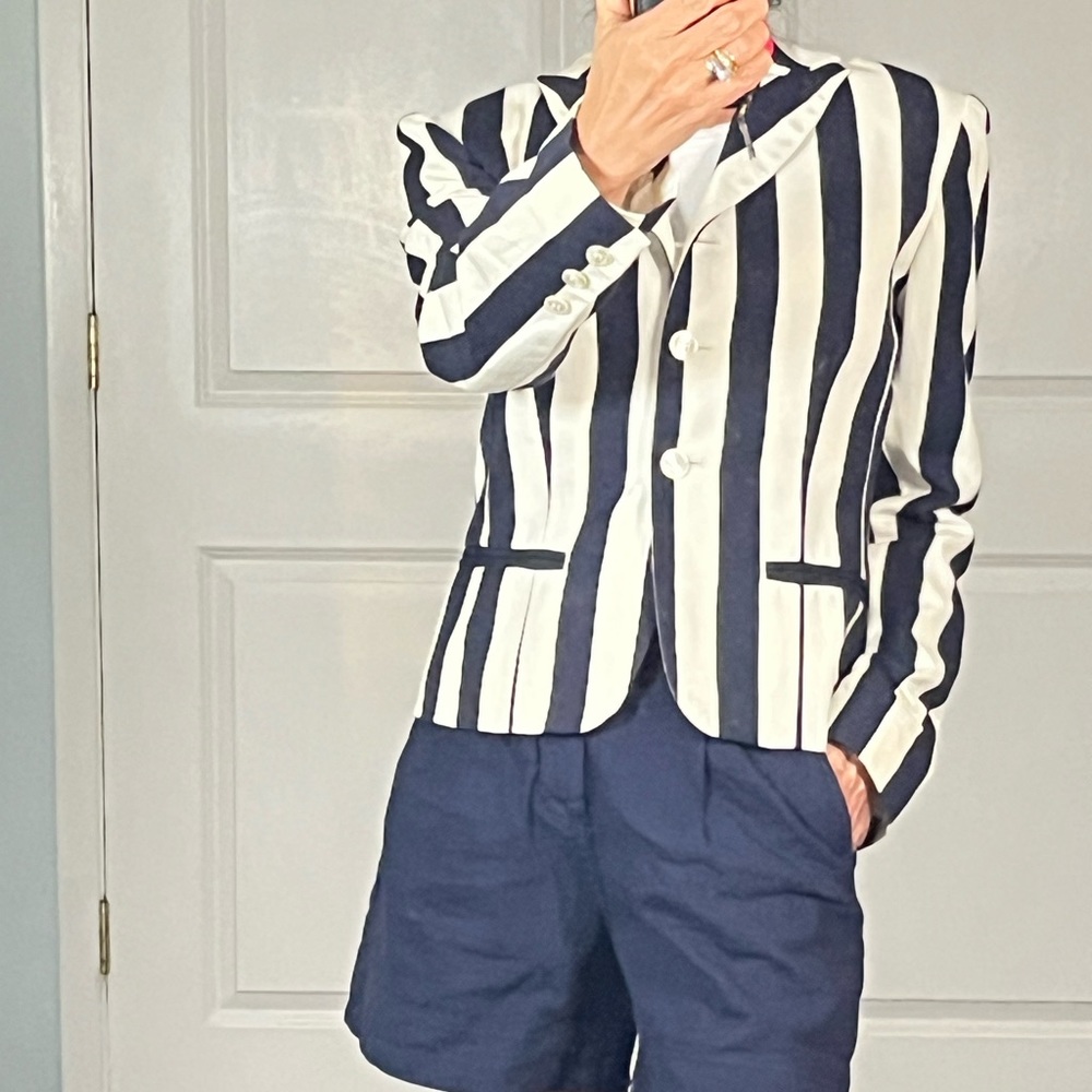 Mark Eisen 100% Cotton Vintage cropped jacket size 2